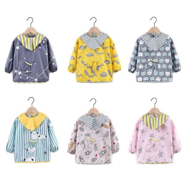 3pcs / lot waterproof baby kid apron toddler cartoon long sleeve feeding bib burp cloth accessories, Slivery;white
3pcs / lot waterproof baby kid apron toddler cartoon long sleeve feeding bib burp cloth accessories, Slivery;white