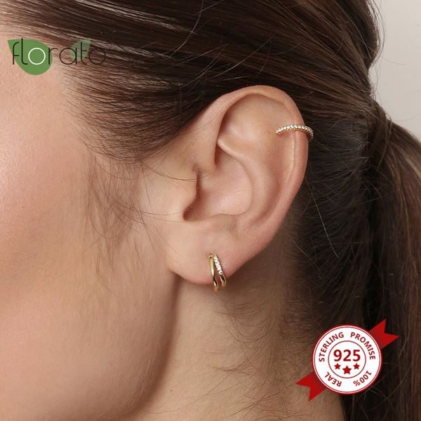 hoop & huggie 925 sterling silver huggies earrings for women cz crystal circle geometric round girl wedding party jewelry, Golden;silver
hoop & huggie 925 sterling silver huggies earrings for women cz crystal circle geometric round girl wedding party jewelry, Golden;silver
