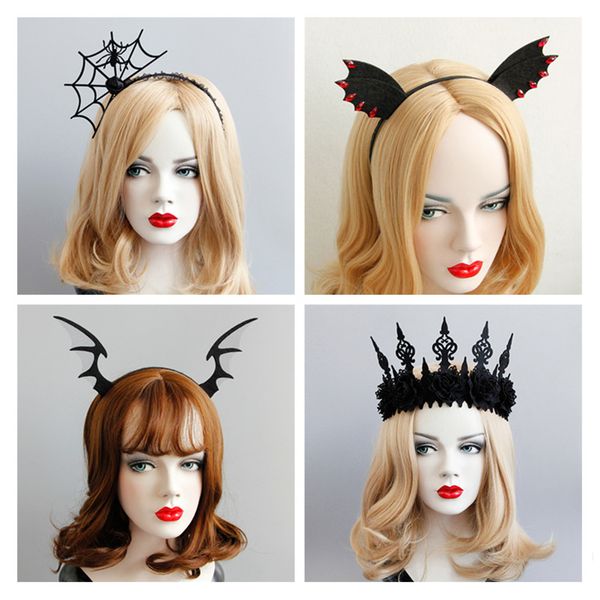 punk style black spider web bat stereo headband halloween women girls party gothic style black headwear hair accessories,1pc
punk style black spider web bat stereo headband halloween women girls party gothic style black headwear hair accessories,1pc