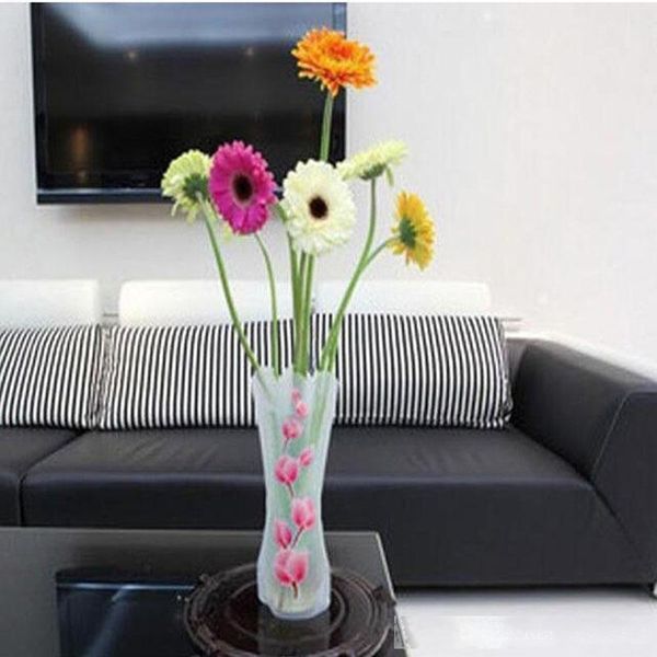foldable reusable plastic flower vase unbreakable creative folding magic pvc vase 12cm*27cm home decor randomly color
foldable reusable plastic flower vase unbreakable creative folding magic pvc vase 12cm*27cm home decor randomly color