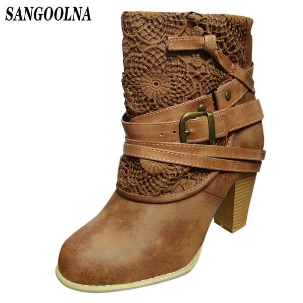 women boots flock ankle boots retro womens booties thick heel ankle for women leather round toe 3-5 cm botte femme, Black
women boots flock ankle boots retro womens booties thick heel ankle for women leather round toe 3-5 cm botte femme, Black