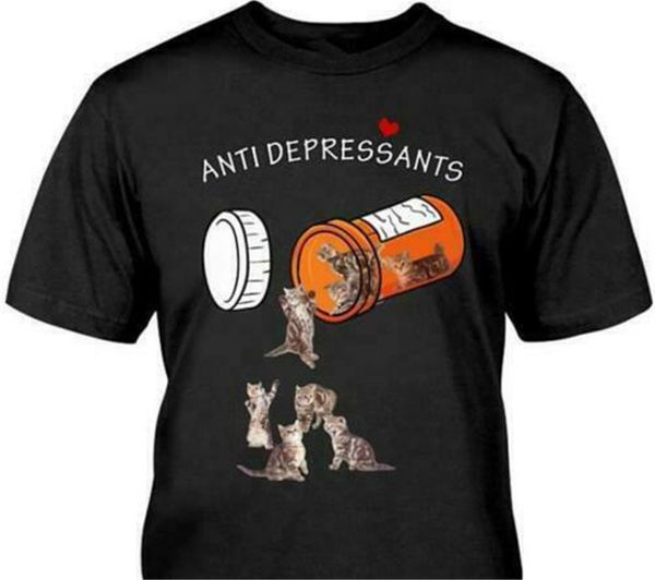 cat lover anti depressants men t-shirt cotton s-3xl more size and colors tee shirt
cat lover anti depressants men t-shirt cotton s-3xl more size and colors tee shirt