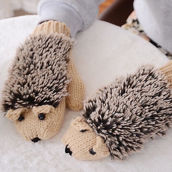 five fingers gloves 5 colors girls novelty cartoon winter for women knit warm fitness hedgehog heated villus wrist mittens, Blue;gray
five fingers gloves 5 colors girls novelty cartoon winter for women knit warm fitness hedgehog heated villus wrist mittens, Blue;gray
