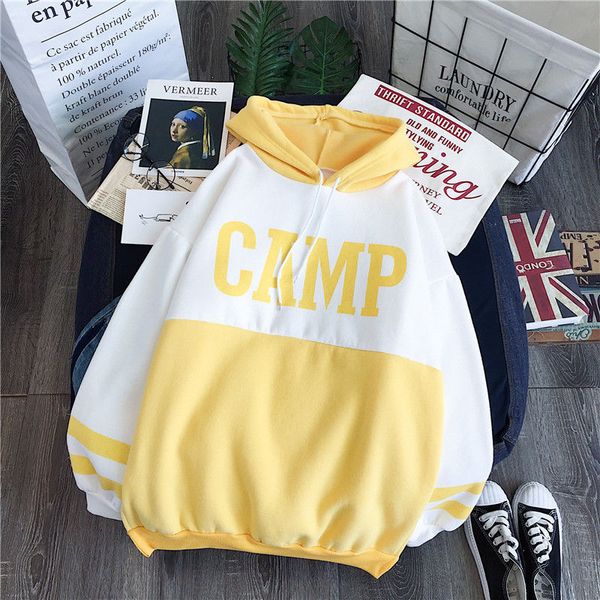 sweatshirt women's korean version plus velvet winter new stitching cute print long-sleeved hooded jacket ladies plus size, Black
sweatshirt women's korean version plus velvet winter new stitching cute print long-sleeved hooded jacket ladies plus size, Black