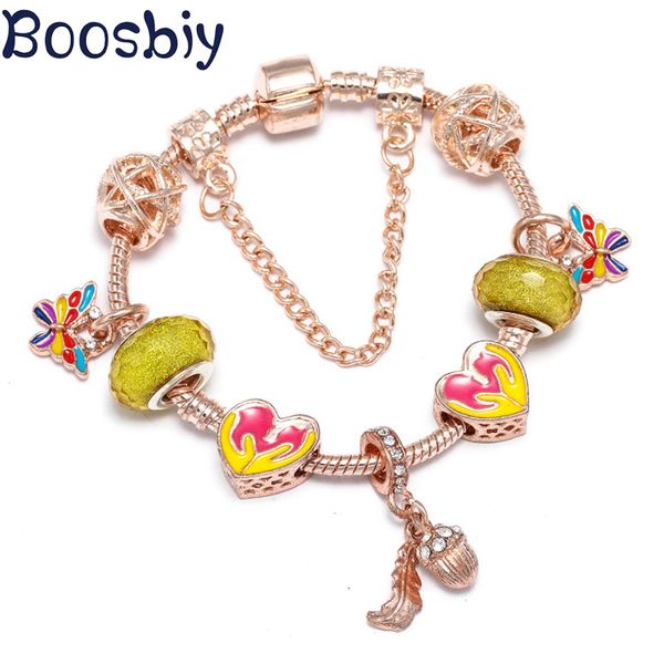charm bracelets boosbiy european bracelet with butterfly flying charms pendants diy brand jewelry gift, Golden;silver
charm bracelets boosbiy european bracelet with butterfly flying charms pendants diy brand jewelry gift, Golden;silver