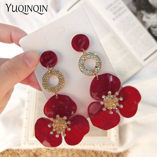 dangle & chandelier vintage fashion flower resin long big drop earrings for women metal dangling crystal acrylic girls jewelry brincos, Silver
dangle & chandelier vintage fashion flower resin long big drop earrings for women metal dangling crystal acrylic girls jewelry brincos, Silver