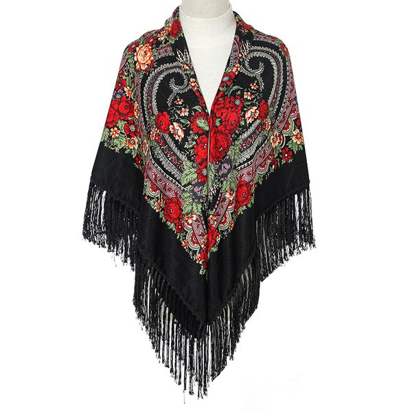 135*135cm national wind russian square scarf big size cotton print shawl ethnic style floral pattern fringed scarves hijab wraps, Blue;gray
135*135cm national wind russian square scarf big size cotton print shawl ethnic style floral pattern fringed scarves hijab wraps, Blue;gray
