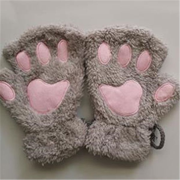 han edition female embroidery paws warm gloves paws half wool gloves jt-7, Blue;gray
han edition female embroidery paws warm gloves paws half wool gloves jt-7, Blue;gray