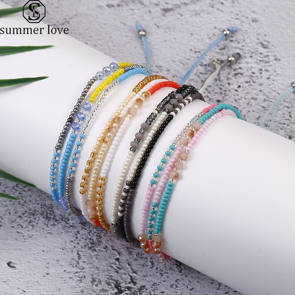 charm bracelets boho multi-layer colorful small beads bracelet trendy adjustable woven friendship for women handmade jewelry, Golden;silver
charm bracelets boho multi-layer colorful small beads bracelet trendy adjustable woven friendship for women handmade jewelry, Golden;silver