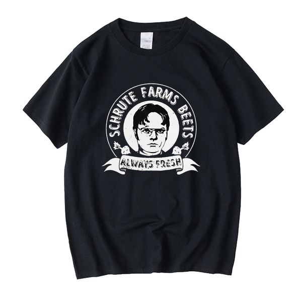 trendy men's dwight schrute farms tshirt short sleeves soft cotton tee o-neck summer usa tv show the office t-shirt clothing
trendy men's dwight schrute farms tshirt short sleeves soft cotton tee o-neck summer usa tv show the office t-shirt clothing