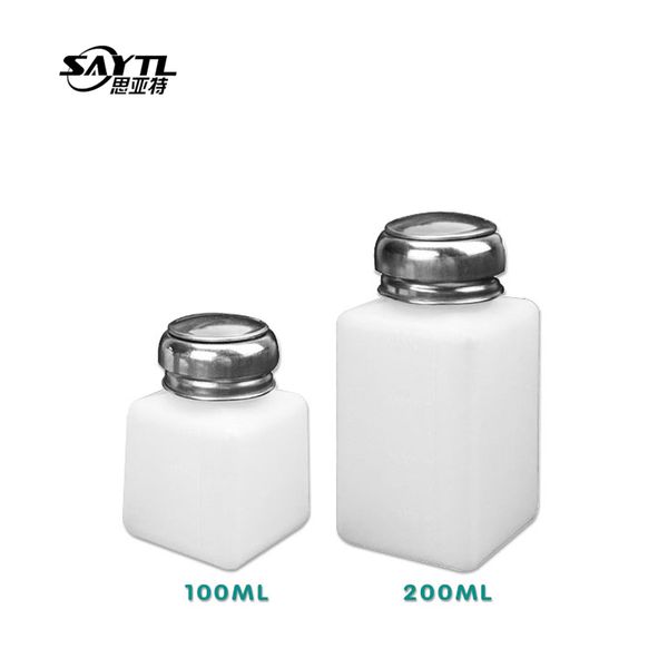 100ml 200ml plastic bottle alcohol bottlestorage cleaner soldering paste flux press metal cap for phone tablet pc repair
100ml 200ml plastic bottle alcohol bottlestorage cleaner soldering paste flux press metal cap for phone tablet pc repair