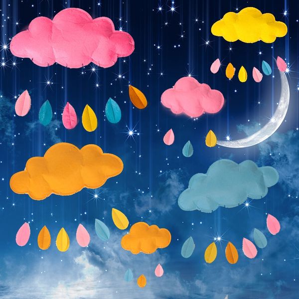 children's tent accessories home decoration handmade clouds raindrops non-woven fabric ornaments layout non-woven accessory accessories
children's tent accessories home decoration handmade clouds raindrops non-woven fabric ornaments layout non-woven accessory accessories