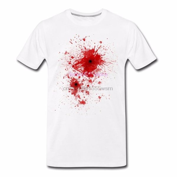 2020 summer men t shirt fashion 100% cotton for man shirts blood stain splatter bullet wound - costume men tee shirt
2020 summer men t shirt fashion 100% cotton for man shirts blood stain splatter bullet wound - costume men tee shirt