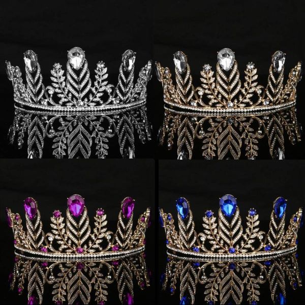 handmade trendy woman rhinestone crystal crowns tiara wedding hair accessories bridal tiaras hair jewelry wedding ornaments, Golden;silver
handmade trendy woman rhinestone crystal crowns tiara wedding hair accessories bridal tiaras hair jewelry wedding ornaments, Golden;silver