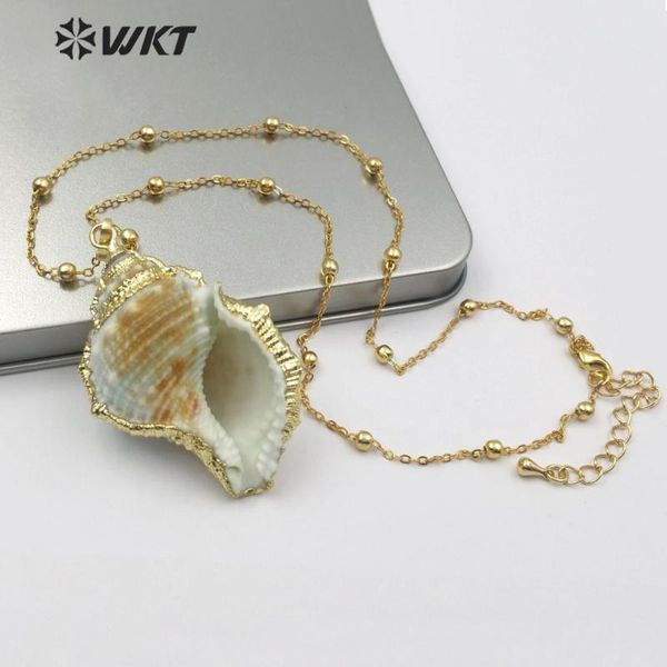wt-jn072 wkt natural trumpet shell necklace bohe style ball bead chain necklace fashion summer beach jewelry, Silver
wt-jn072 wkt natural trumpet shell necklace bohe style ball bead chain necklace fashion summer beach jewelry, Silver