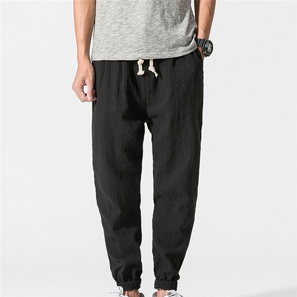 cotton linen casual harem pants men joggers man summer trousers male chinese style baggy pants 2020 harajuku clothe, Black
cotton linen casual harem pants men joggers man summer trousers male chinese style baggy pants 2020 harajuku clothe, Black