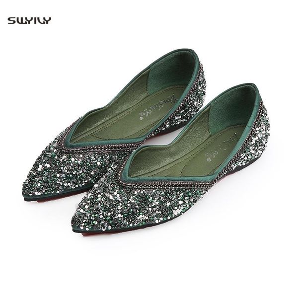 swyivy women flat shoes sequins bling autumn spring female single shoes pointed toe slip-on women flats shallow loafers, Black
swyivy women flat shoes sequins bling autumn spring female single shoes pointed toe slip-on women flats shallow loafers, Black