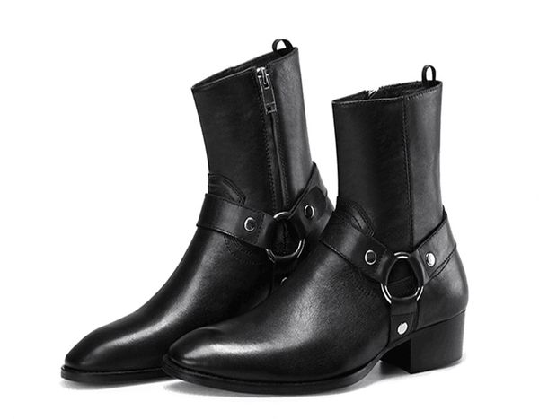 factory outlet fashion personality genuine leather shoes new list pointed side zipper first layer of leather high-martin boots, Black
factory outlet fashion personality genuine leather shoes new list pointed side zipper first layer of leather high-martin boots, Black