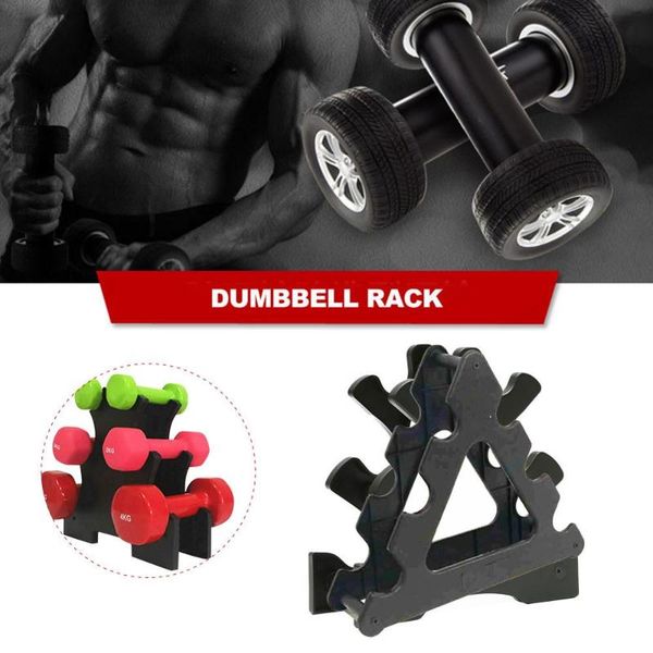 3-layer Weight Lifting Dumbbell Storage Rack Stand Multilevel Hand Weight Tower Stand Fitness Gym Home Exercise Equipment