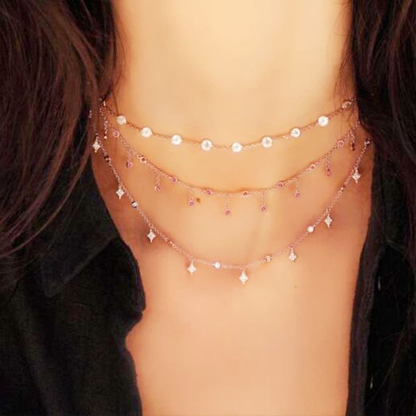 chains fashion genuine double sparkling cz star women pendant necklace authentic silver color station chain jewelry for girls
chains fashion genuine double sparkling cz star women pendant necklace authentic silver color station chain jewelry for girls