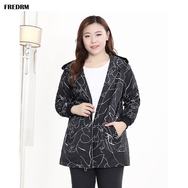 women's jackets fredrm women 2021 spring autumn ladies full sleeve stripe casual hood plus over size 6xl 7xl euro female outerwear, Black;brown
women's jackets fredrm women 2021 spring autumn ladies full sleeve stripe casual hood plus over size 6xl 7xl euro female outerwear, Black;brown