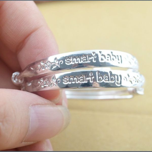 2pcs/pair s925 silver white copper english letter love baby childrend's bracelet bangle bells baby bracelet bangle jewelry, Black
2pcs/pair s925 silver white copper english letter love baby childrend's bracelet bangle bells baby bracelet bangle jewelry, Black