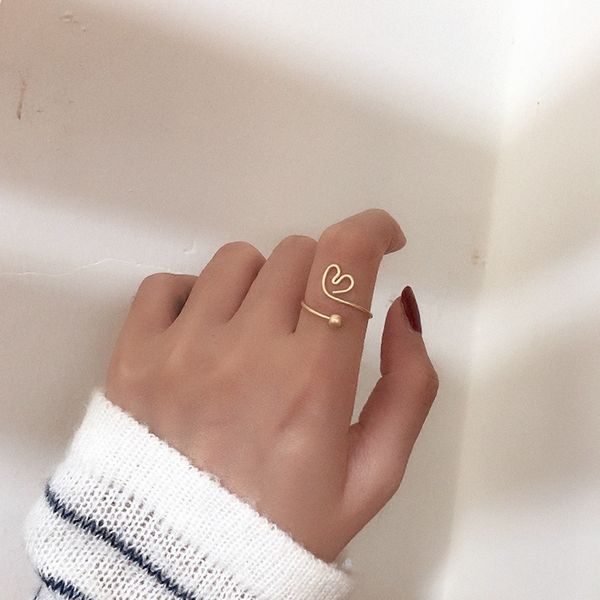 mengjiqiao 2020 new fashion geometric heart rings for women students matte metal adjustable mid finger knuckle ring jewelry, Golden;silver
mengjiqiao 2020 new fashion geometric heart rings for women students matte metal adjustable mid finger knuckle ring jewelry, Golden;silver