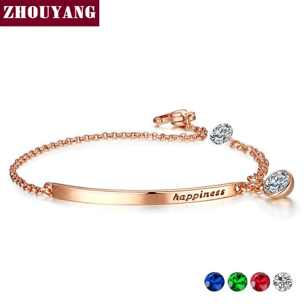 zyh195 style cubic zirconia rose gold color bracelet jewelry austrian crystal wholesale, Black
zyh195 style cubic zirconia rose gold color bracelet jewelry austrian crystal wholesale, Black