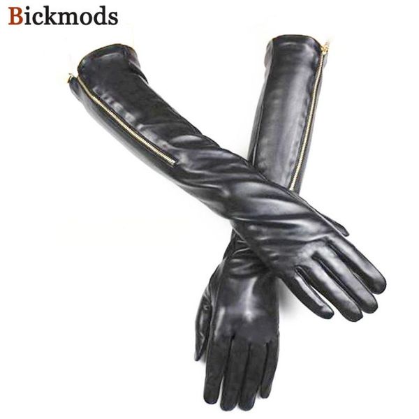 long leather gloves women' sheepskin long over elbow fashion new zipper style thin plus velvet autumn and winter warm gloves, Blue;gray
long leather gloves women' sheepskin long over elbow fashion new zipper style thin plus velvet autumn and winter warm gloves, Blue;gray