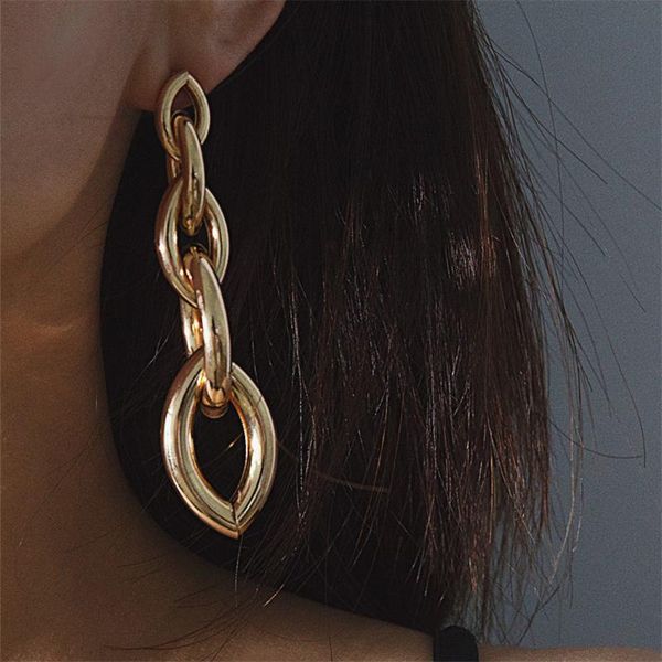 geometric thick chain tassel dangle earrings for women 2020 fashion punk vintage chunky metal hip-hop jewelry gift, Silver
geometric thick chain tassel dangle earrings for women 2020 fashion punk vintage chunky metal hip-hop jewelry gift, Silver