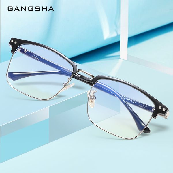 fashion sunglasses frames gangsha design men luxury glasses frame male square optical business style anti blue lights lens alloy eyeglasses, Black
fashion sunglasses frames gangsha design men luxury glasses frame male square optical business style anti blue lights lens alloy eyeglasses, Black