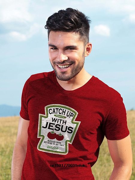men t shirt catch up with jesus christian fashion funny t-shirt novelty tshirt women
men t shirt catch up with jesus christian fashion funny t-shirt novelty tshirt women