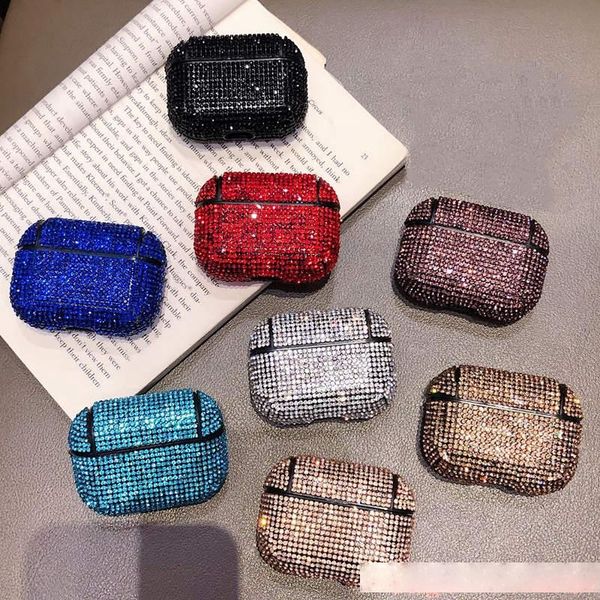 for airpods 1/2 3 pro rhinestone earphone case luxury design earphones protector blingbling diamond headset cover
for airpods 1/2 3 pro rhinestone earphone case luxury design earphones protector blingbling diamond headset cover