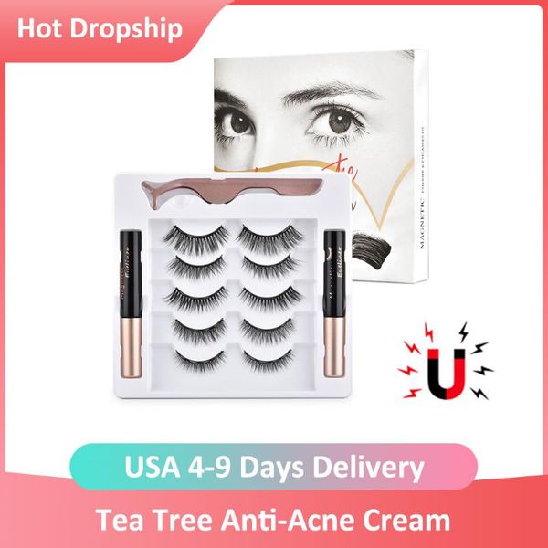 3d magnetic eyeashes kit 5 pairs eyelashes waterproof long lasting eyeliner fast drying false eyelashes eye makeup tool
3d magnetic eyeashes kit 5 pairs eyelashes waterproof long lasting eyeliner fast drying false eyelashes eye makeup tool