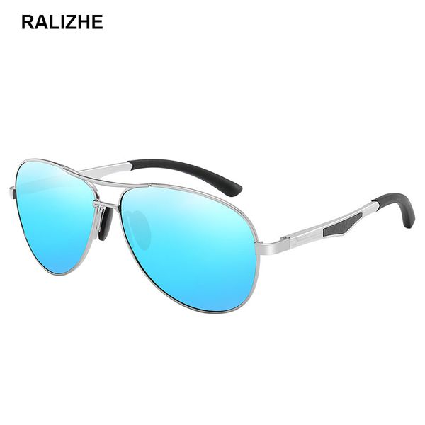 ralizhe brand designer men women polarized sunglasses aviation classic metal sun glasses tac light blue uv400 lens, White;black
ralizhe brand designer men women polarized sunglasses aviation classic metal sun glasses tac light blue uv400 lens, White;black