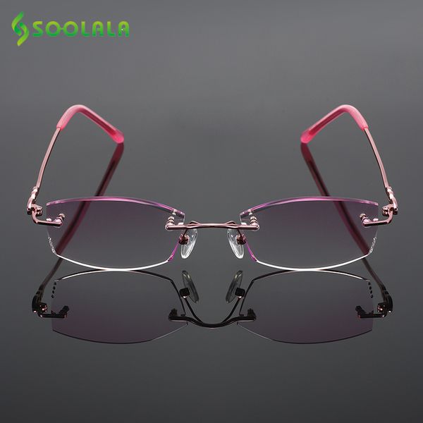sunglasses soolala titanium rimless reading glasses diamond cutting clear anti-fatigue eyeglasses +1.0 +1.5 +2.0 +2.5 +3.0 +3.5, White;black
sunglasses soolala titanium rimless reading glasses diamond cutting clear anti-fatigue eyeglasses +1.0 +1.5 +2.0 +2.5 +3.0 +3.5, White;black