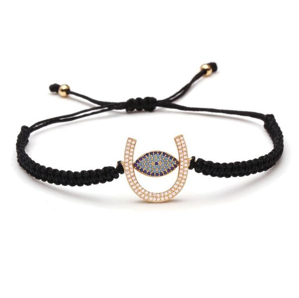 white zircon crystal copper blue horseshoe evil eye lucky charm bracelet 2020 new fashion black orange brown red string jewelry, Golden;silver
white zircon crystal copper blue horseshoe evil eye lucky charm bracelet 2020 new fashion black orange brown red string jewelry, Golden;silver