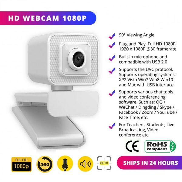 v24 hd 1080p веб-камеры компьютера usb камеры автофокус web с микрофоном для портативных пк desktop live broadcast
v24 hd 1080p веб-камеры компьютера usb камеры автофокус web с микрофоном для портативных пк desktop live broadcast