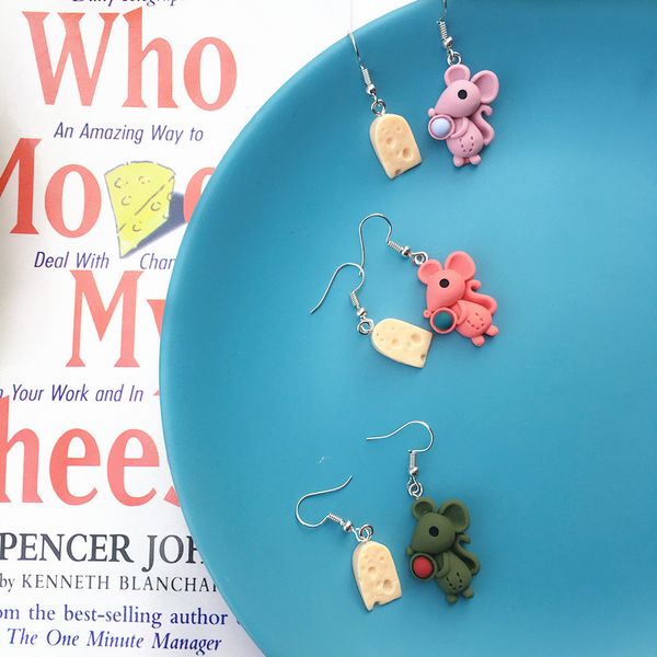 dangle & chandelier 2021 arrival cute earrings childlike cartoon asymmetric mouse cheese funny simple animal clip on christmas, Silver
dangle & chandelier 2021 arrival cute earrings childlike cartoon asymmetric mouse cheese funny simple animal clip on christmas, Silver