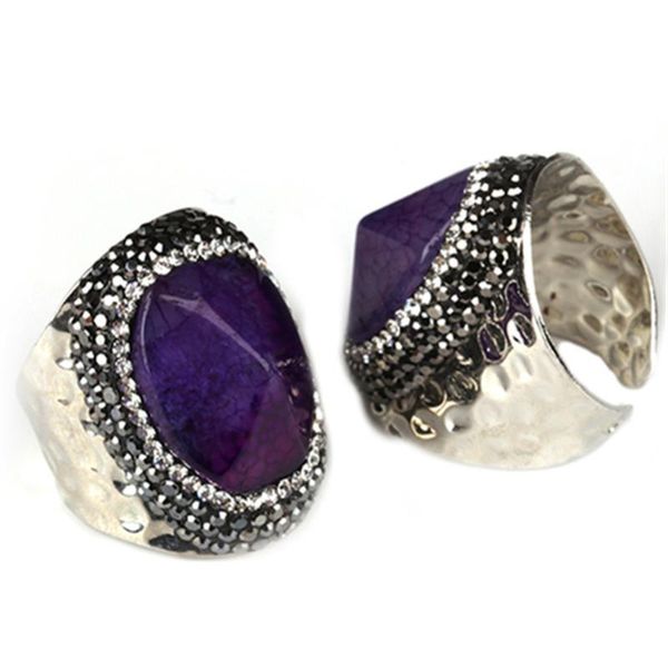 cluster rings lilac purple faceted cut natural big onyx crystal semi preciouse stone rhinestone charm gold wide ring cuff for women, Golden;silver
cluster rings lilac purple faceted cut natural big onyx crystal semi preciouse stone rhinestone charm gold wide ring cuff for women, Golden;silver