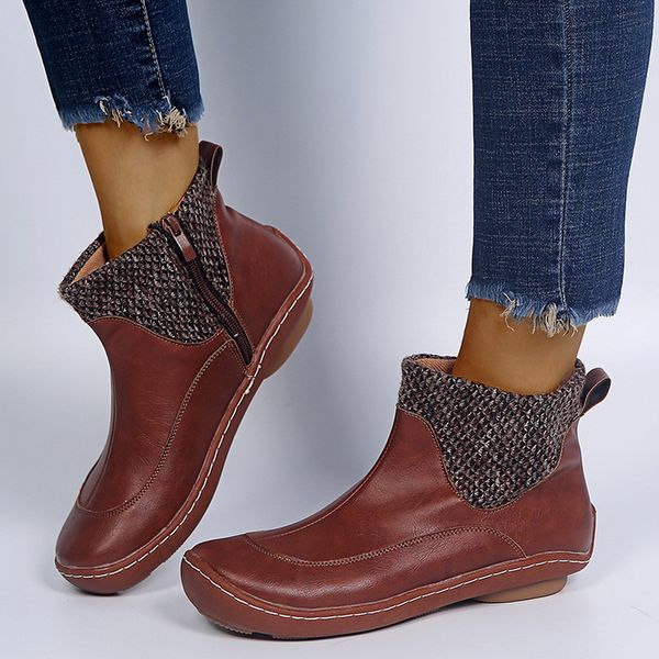 boots women's pu leather ankle women autumn winter cross strappy vintage punk flat ladies shoes woman botas mujer, Black
boots women's pu leather ankle women autumn winter cross strappy vintage punk flat ladies shoes woman botas mujer, Black