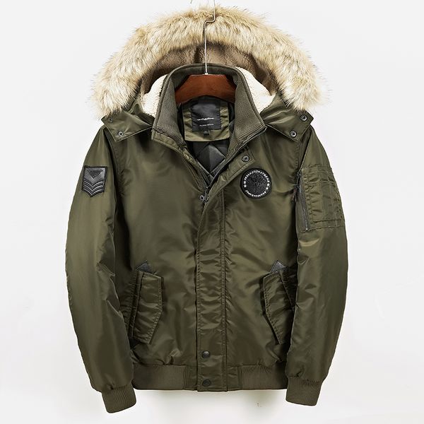 thick winter jacket for men nice fashion solid turn-down collar parka coat loose fit warm zipper men winter jackets & coat, Black
thick winter jacket for men nice fashion solid turn-down collar parka coat loose fit warm zipper men winter jackets & coat, Black