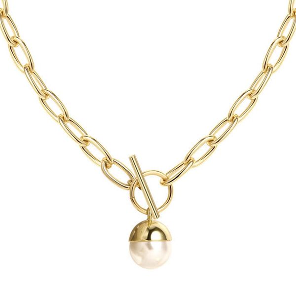 pendant necklaces charm imitation pearl necklace for women trendy gold chain clavicle statement jewelry, Silver
pendant necklaces charm imitation pearl necklace for women trendy gold chain clavicle statement jewelry, Silver