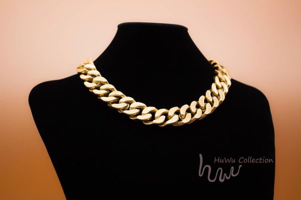 precious golden big cuban chain choker for trendy autumn winter 24 k unique fashion necklace g old plated heavy chain from huwu, Silver
precious golden big cuban chain choker for trendy autumn winter 24 k unique fashion necklace g old plated heavy chain from huwu, Silver