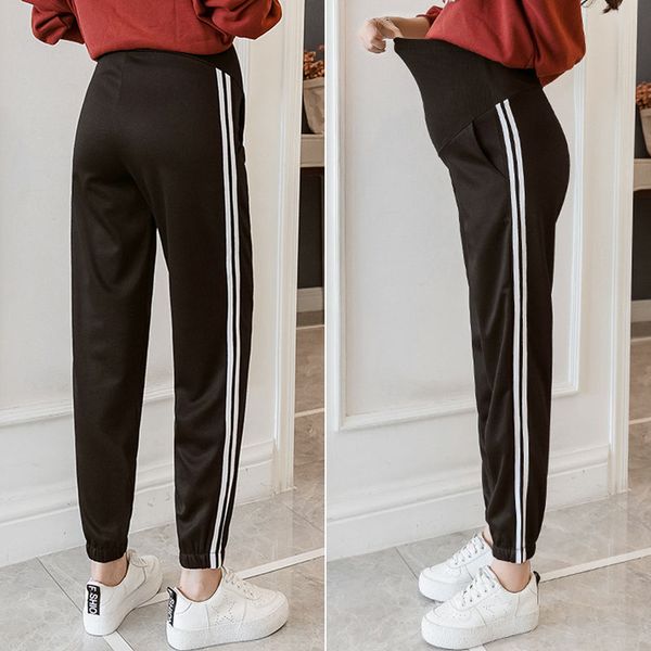 lantern trousers sports pants maternity trousers for pregnant women sweatpants casual side stripe pregnancy pant clothe, White
lantern trousers sports pants maternity trousers for pregnant women sweatpants casual side stripe pregnancy pant clothe, White