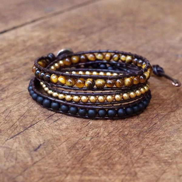 charm bracelets diy handmade jewelry for women men multilayer leather bracelet natural stone 4mm tiger eye beads wrap, Golden;silver
charm bracelets diy handmade jewelry for women men multilayer leather bracelet natural stone 4mm tiger eye beads wrap, Golden;silver