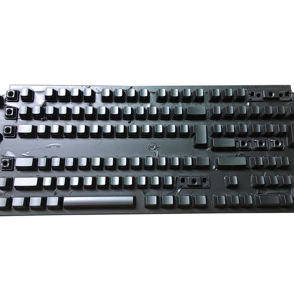 keyboard keycaps 104 mechanical keyboard key caps english and russian side engraved transparent key caps
keyboard keycaps 104 mechanical keyboard key caps english and russian side engraved transparent key caps