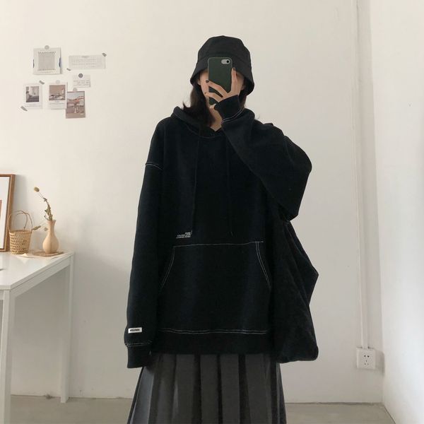 px1985 с капюшоном женщин весной и осенью 2020 года, Black
px1985 с капюшоном женщин весной и осенью 2020 года, Black