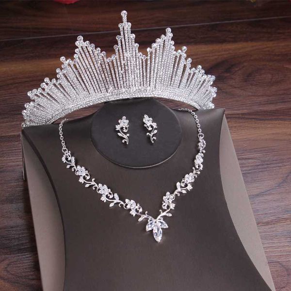 crystal bridal jewelry set cubic zircon crown tiara earrings choker necklaces luxury forest weddings african beads jewelry sets, Silver
crystal bridal jewelry set cubic zircon crown tiara earrings choker necklaces luxury forest weddings african beads jewelry sets, Silver