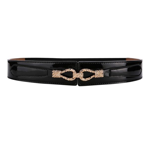 new fashion elastic cummerbunds wide belt strap women real leather waistband gold buckle solid color waistbands for dress party, Black;brown
new fashion elastic cummerbunds wide belt strap women real leather waistband gold buckle solid color waistbands for dress party, Black;brown